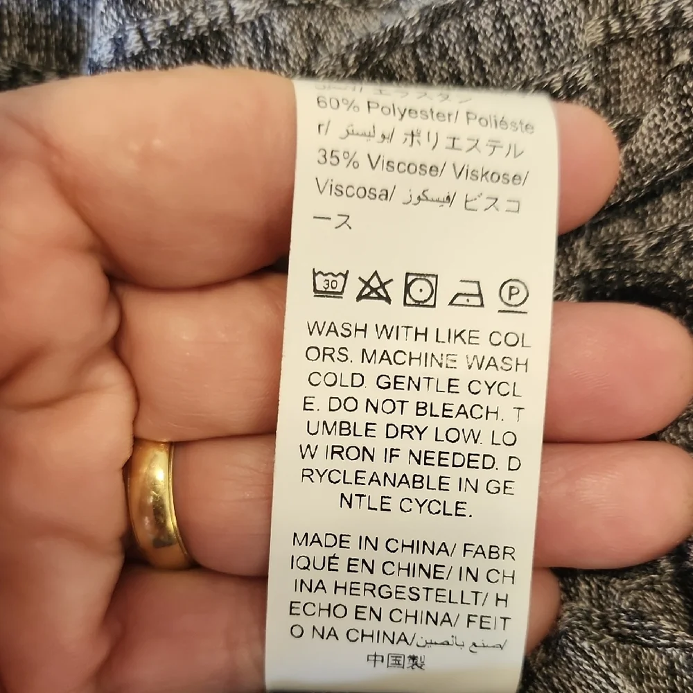 SHEIN Charcoal Long Sleeve Dress - Picture 9 of 10